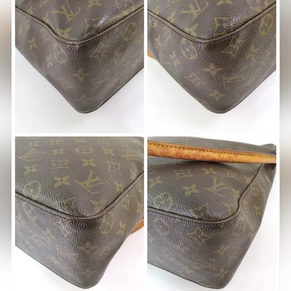 Authentic LOUIS VUITTON Looping GM Monogram Shoulder Tote Bag Purse - Picture 8 of 16